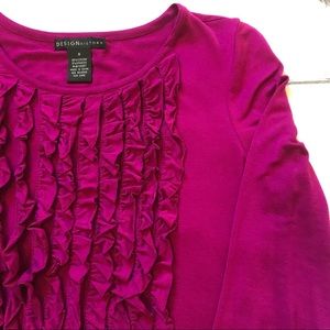 Bold Ruffled Design History Top